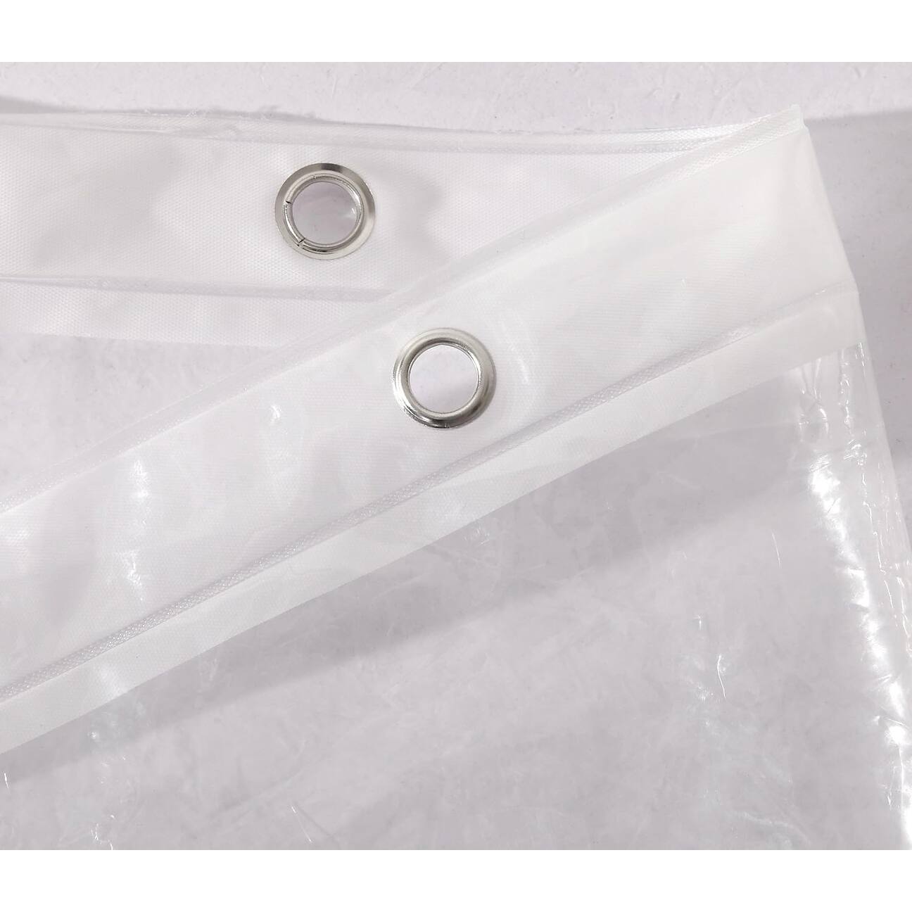 Premium Clear PVC Shower Curtain Liner Waterproof 70" x 72" Bed